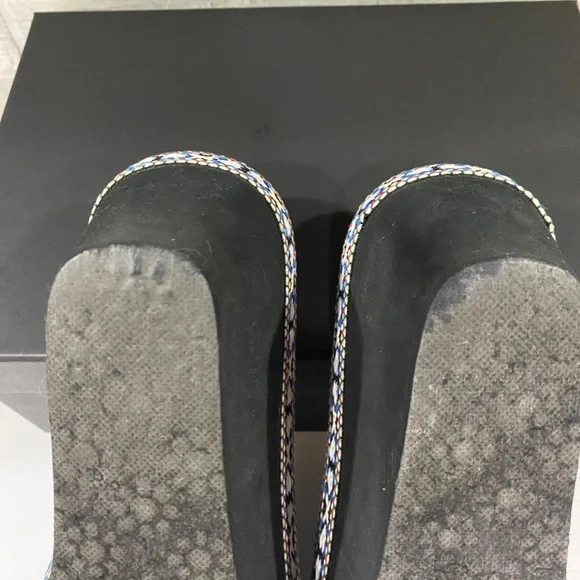 Rocket Dog Wedge-Aztec Pattern Trim- Flip Flop- Sze 8-8.5 - Picture 7 of 14